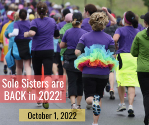 Join Sole Sisters on Saturday, October 1, 2022.