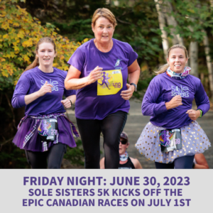 Sole Sisters 5K is back Friday, June 30, 2023!